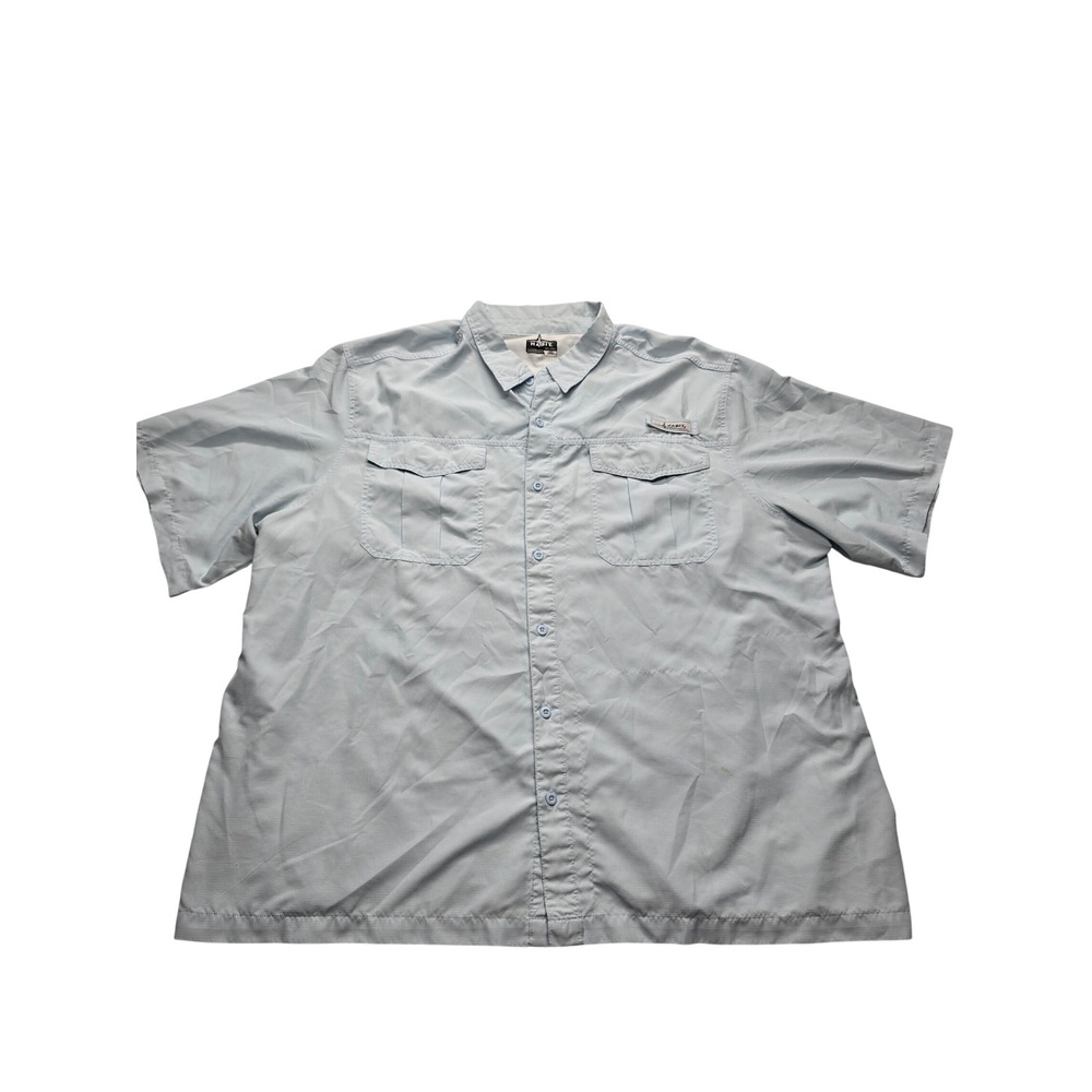 Habit Fishing Shirt Vented Solar Factor 40+ Light Blue Mens 3XL
